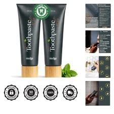10 Nano Hydroxyapatite Toothpaste - Gentle Whitening, Hypoallergenic, 4.5oz x 2