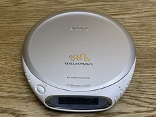 Sony D‑EJ360 CD Walkman Portable Discman Player Silver Tested