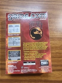 Mortal Kombat Trilogy Tiger Game.com CIB Fast Ship US Sellter