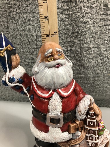 Gare Inc Keramik 9" Ben Franklin Weihnachtsmann mit Drachen Pennsylvania Philadelphia - Bild 2 von 11