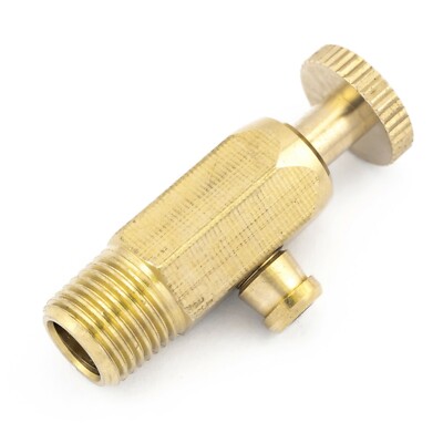 1/8'' BSP Brass Air Pressure Release Valve Tap Close Shut Part Accessory Water