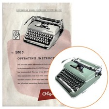 Olympia SM-3 Typewriter Instruction Manual User Repro Operating Instructions Vtg thumbnail