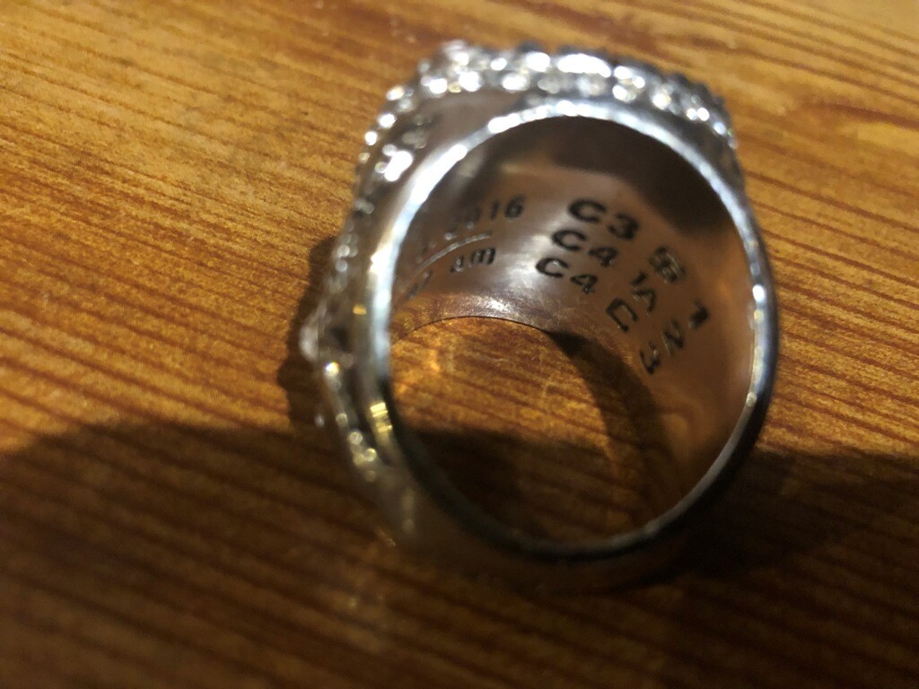 Chicago Cubs 2016 World Series Championship Replica Ring Ben Zobrist