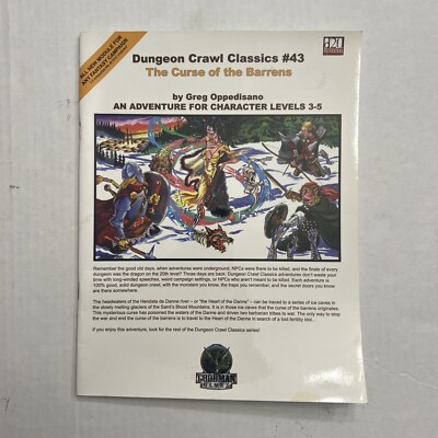 The Curse of the Barrens D20 Dungeons & Dragons compatible adventure