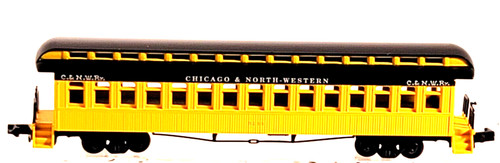 N Athearn 11839 50' Overland Chicago & Northwestern Coach#3238 RapidCplr+mtl whl | Zustand: Used