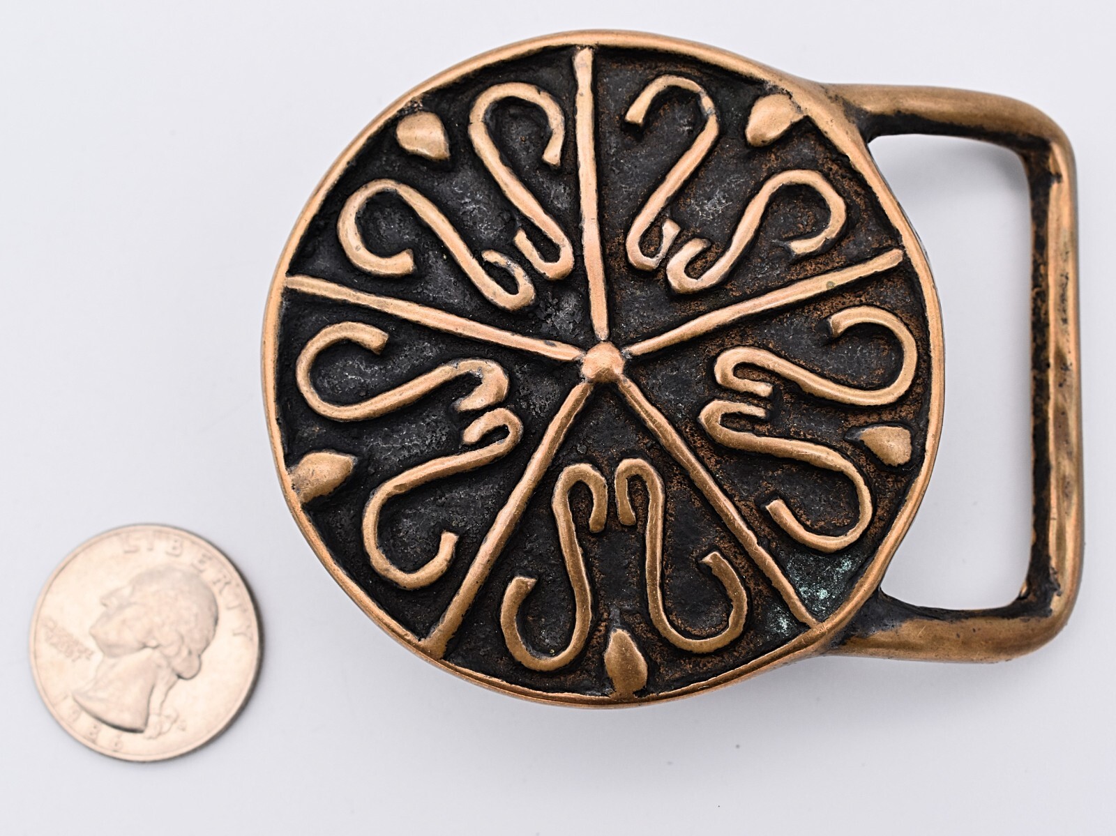 Rare Tech Ether Guild "Sibylis" Solid Brass Vinta… - image 3