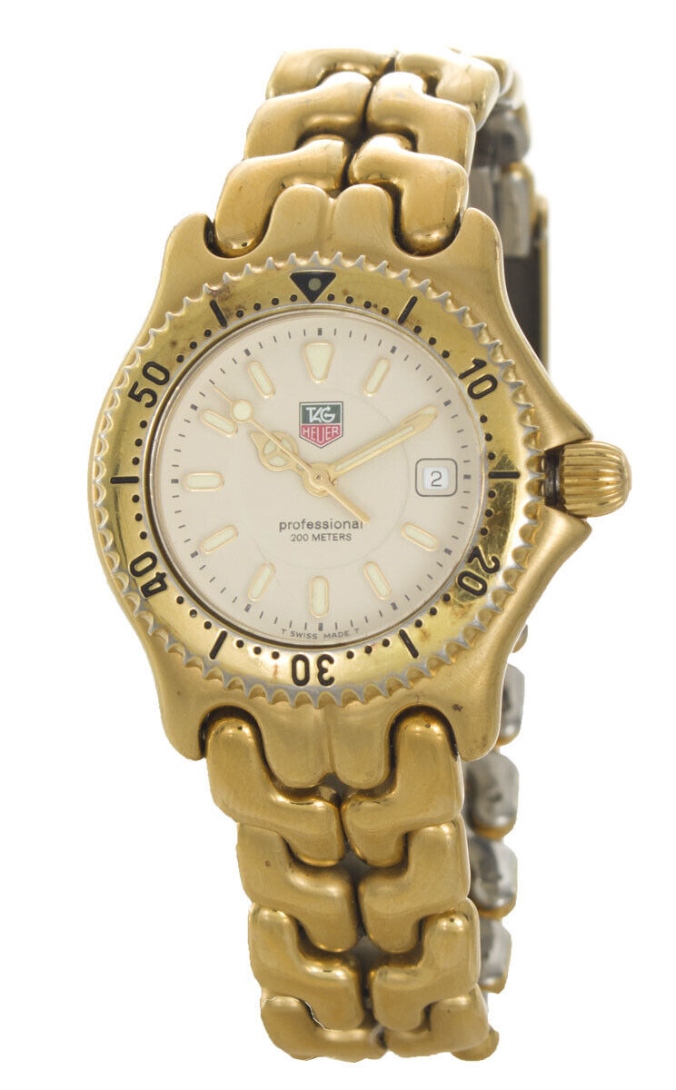 Tag Heuer Professional 200m Gold Plated Quartz Women's Watch Tag Heuer Professional 200m Gold Plated Quartz Women's Watch