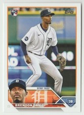 2023 Topps #494 Brendon Davis RC Baseball Card Detroit Tigers