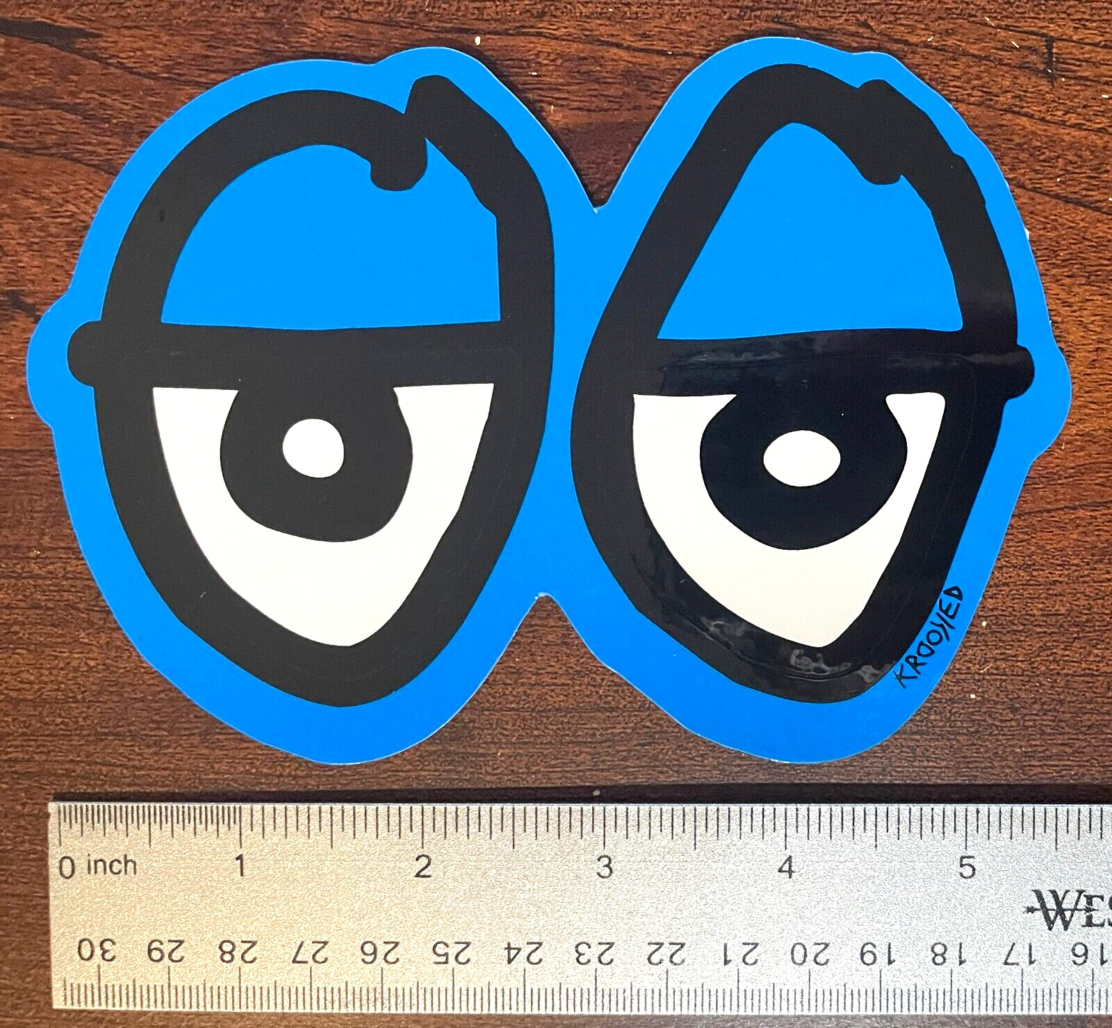 Ing Sticker 5.75 In X 4 In Multicolor Skateboard Decal