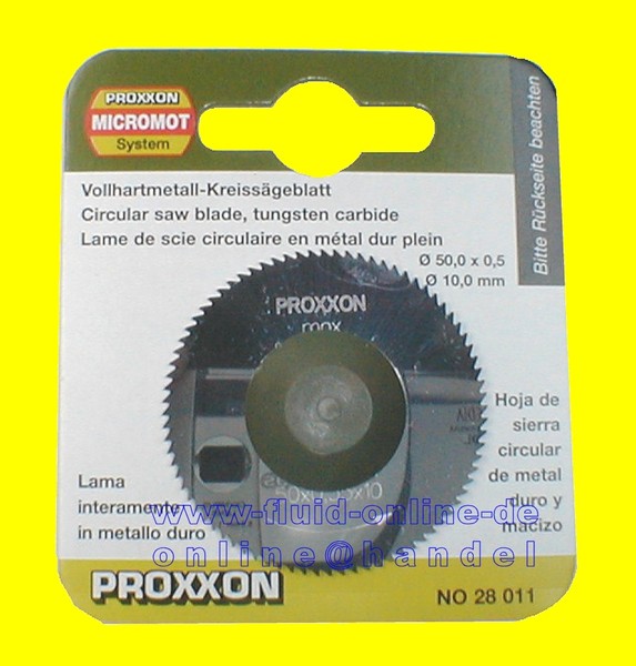Proxxon 28011 Vollhartmetall KreissäGeblatt Ø50Mm FüR TischkreissäGe KS230 - Neu-image