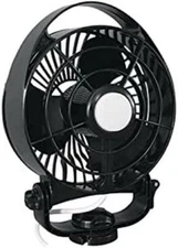 Caframo Maestro 12V Black Marine fan | Direct Wire/Variable Speed/Light | 7482CA