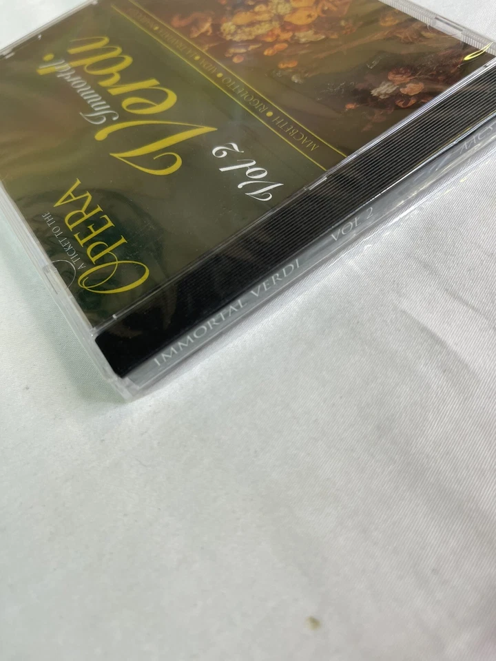 CD de música clásica Immortal Verdi Vol.2 Macbeth Rigoletto Aida Opera NUEVO sellado Foto 4 de 4