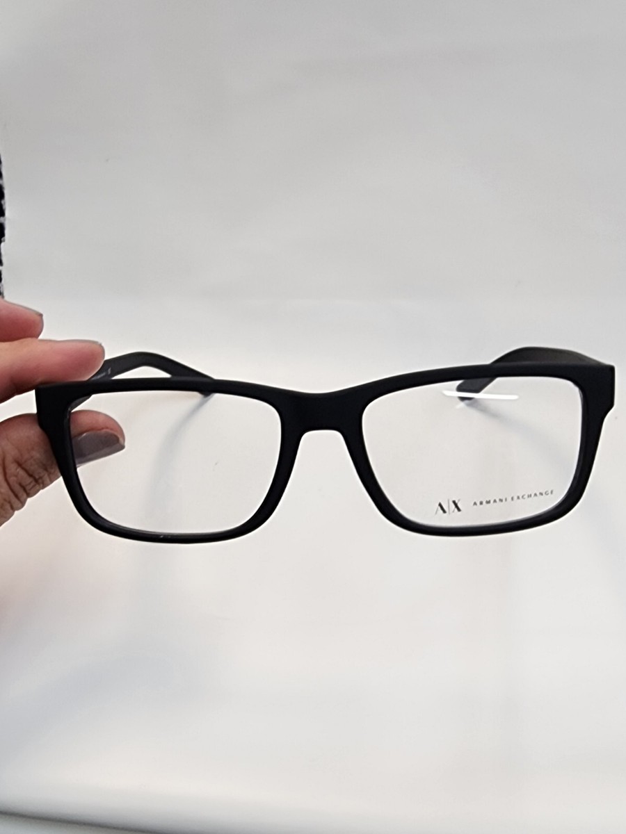 NEW ARMANI EXCHANGE AX 3016 8078 BLACK AUTHENTIC EYEGLASSES