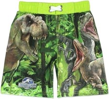 Jurassic World Swim Trunks Shorts Boy Size 6/7