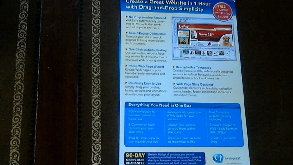 Avanquest WebEasy 8 Professional - Full Version for Windows - Image 3 of 3