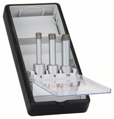 Bosch Robust Line DiamanttrockenbohrerSet EasyDry Best for Ceramic 3tlg