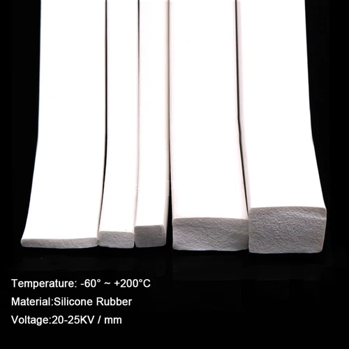 3mm - 30mm Silikon Schwamm Streifen Quadrat Gummi Schaum Dichtung Dichtungen - Bild 2 von 12