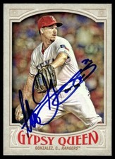 2016 Topps Gypsy Queen Chi Chi Gonzalez Auto Texas Rangers #247 Signed