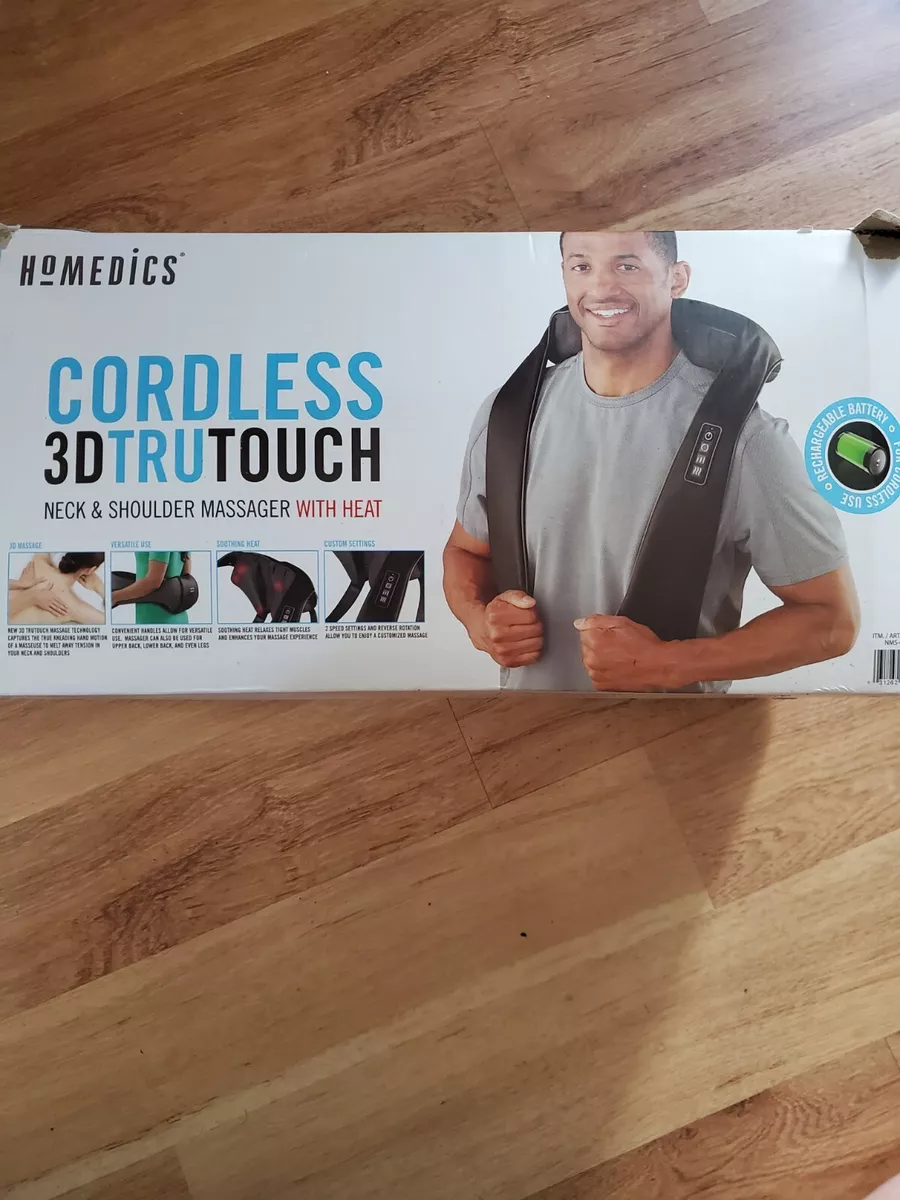 Brand New Homedics Cordless 3D Trutouch Neck and Shoulder Massager