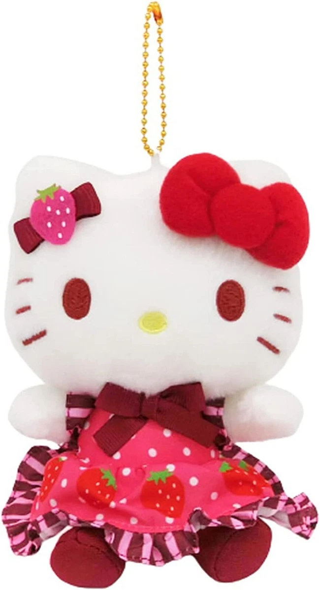 Peluche Hello Kitty chocolat rouge