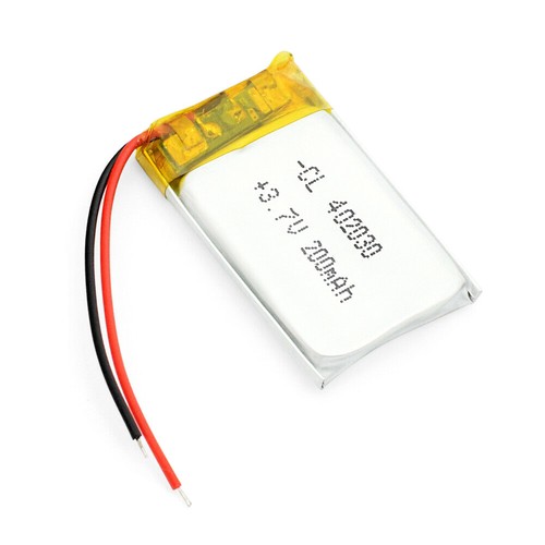 3,7 V 200 mAh 300 mAh Polymer Li po Akku 402030 Für Navi GPS Headset Uhr A3GE - Picture 13 of 28