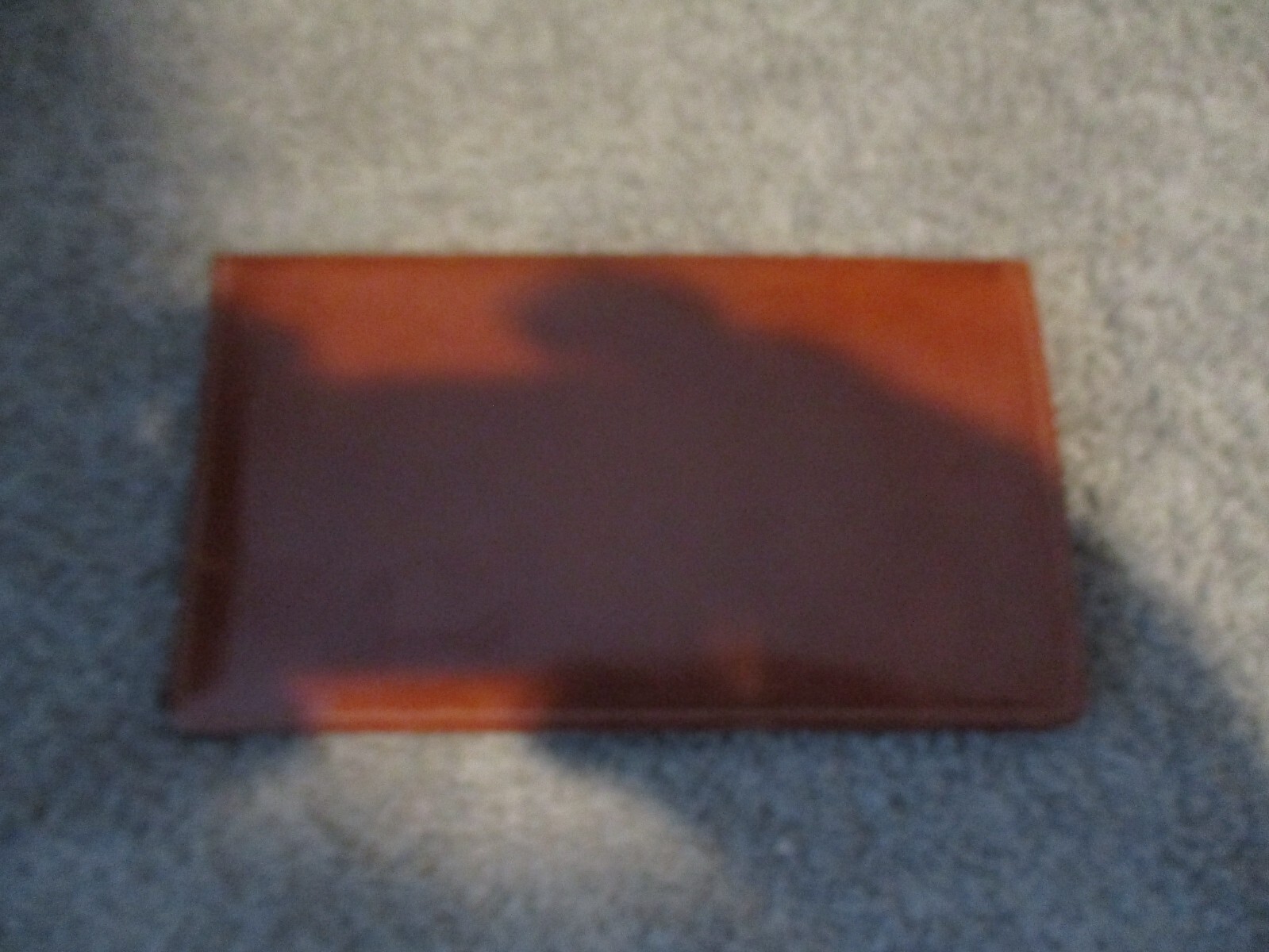 Rumpp Wallet Vintage Folding Leather Brown Wallet RUMPP Credit Cards Stamps Photo ID ...