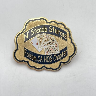 n steada sturgis folsom HOG chapter pin