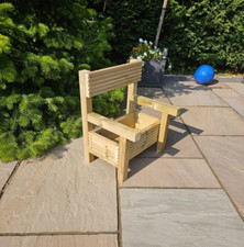 Handmade Wooden Bench Planter, Garden Planter