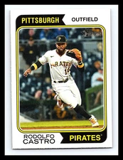 ⚾ RODOLFO CASTRO 2023 TOPPS HERITAGE HIGH NUMBER SP # 453