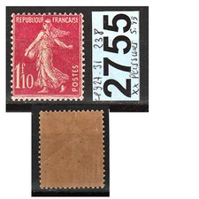 2755 FRANCE 1927-1931 LOT 1 TIMBRE N°238 NEUF N** MNH PLISSURES