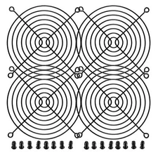 4 Pack 120mm Black Finger Grills