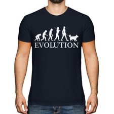 Border Collie Evolution Of Uomo T-Shirt Maglietta Regalo Amanti Dei Cani
