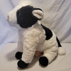 Vintage Ty Clover Cow Plush 15" Stuffed Animal Toy Black White No Bell Utters