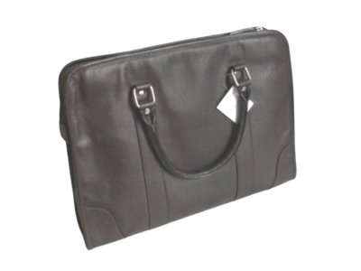Mallette Cuir Taupe L'Aiglon Pour Ordinateur 15" - Neuve, Protégée Et Professionnelle