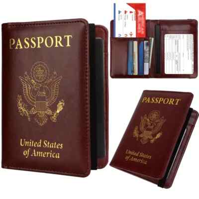 Reisepass-Hülle USA - US-Passport   Organizer - passt auch für andere Reisepasse