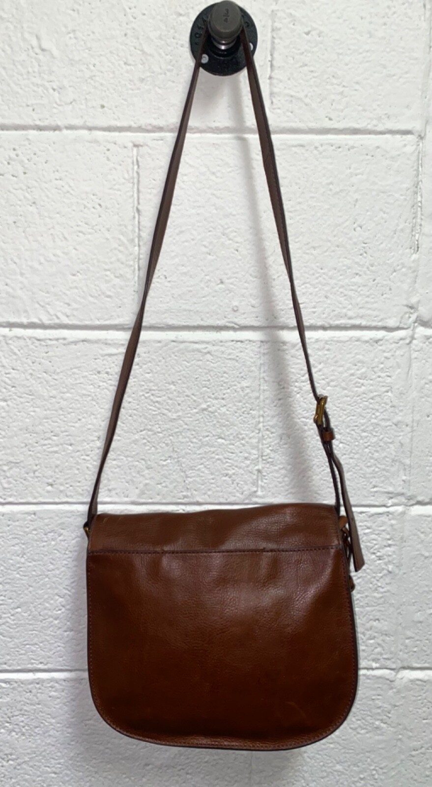 FOSSIL EMI Brown Leather Crossbody Shoulder Purse Bag ZB6888 eBay