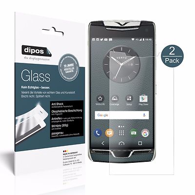 2x Schutzfolie für Vertu Constellation (2017)  matt - f. Display 9H dipos Glass