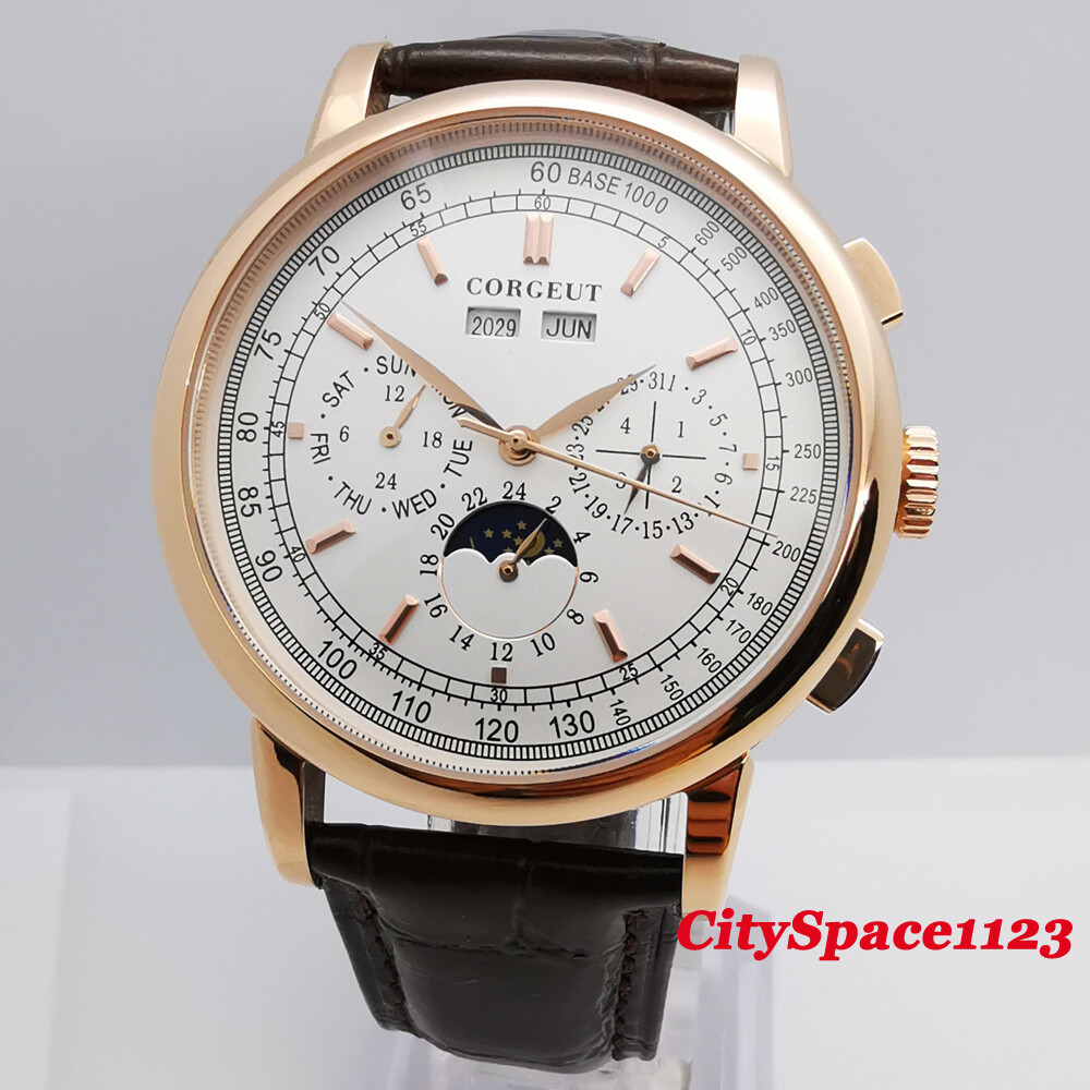 Наручные часы 42mm Corgeut white dial