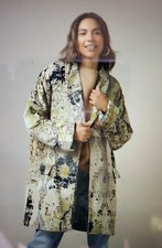 One Hundred Stars Dhurrie Taupe Velvet Boyfriend Jacket New With Tags