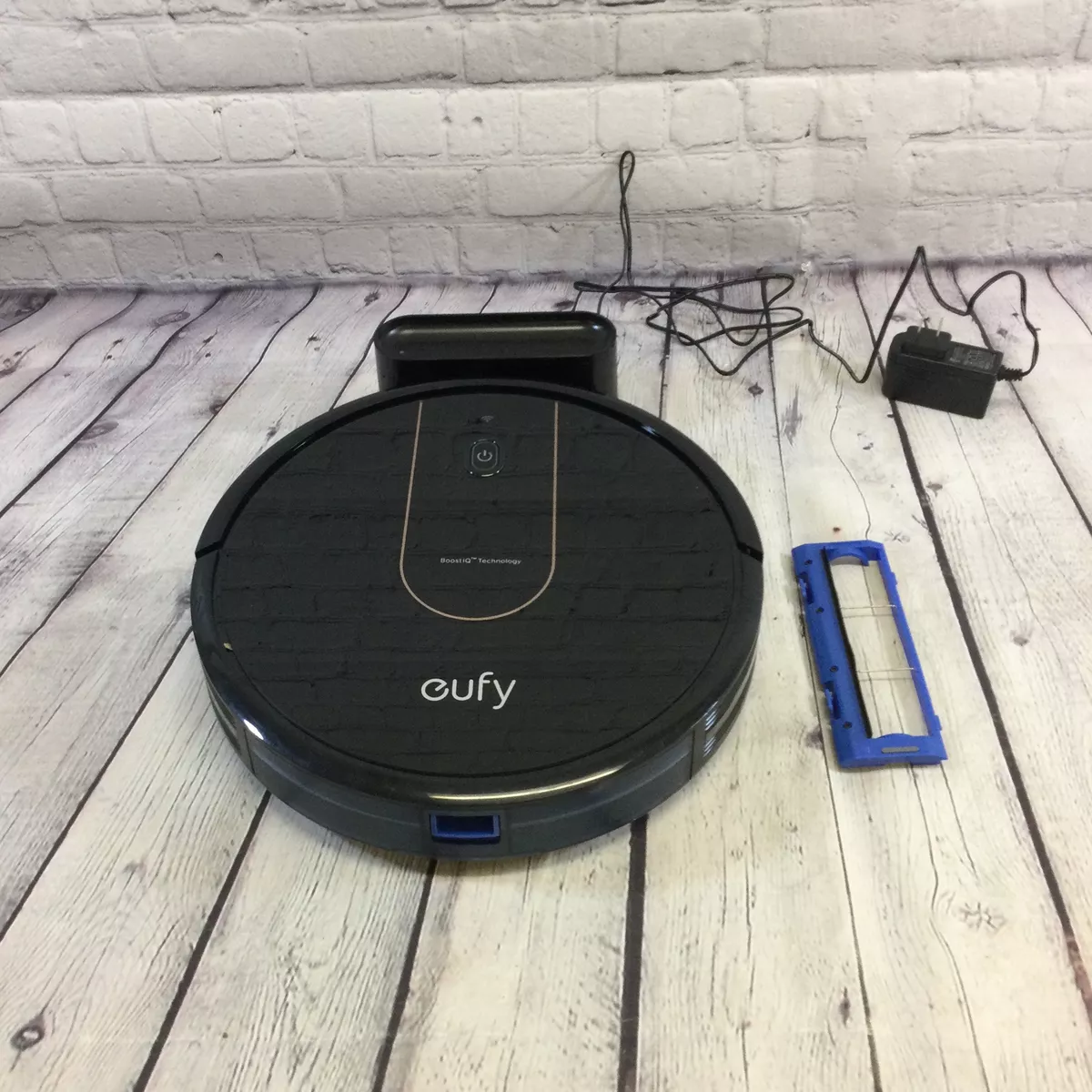 Eufy Robovac 15C Black Super Thin Quiet Lithium Ion Wi-Fi Robotic Vacuum Cleaner