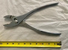 LARGE 10"  SLIP-JOINT PLIERS , QUALITY VINTAGE  TOOL, SUPERIOR USED CONDITION