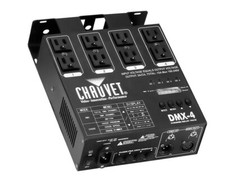 CHAUVET DJ DMX-4 4-Channel Dimmer/Relay Pack DMX Controller PROAUDIOSTAR