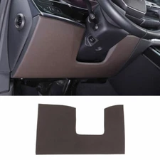 For Audi A8-Quattro 2019-2023 Brown Leather main Driver Storage Box Handle Cover