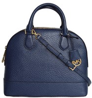 Michael Kors Damen Tasche Handtasche Shopper Henkeltasche Smythe Navy