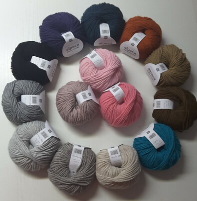 Rico essentials alpaca blend chunky - 50g Wolle mit Alpaka
