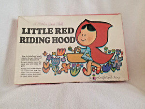 VINTAGE "LITTLE RED RIDING HOOD" COLORFORMS 1964 100% COMPLETE W/BOOKLET! NICE!
