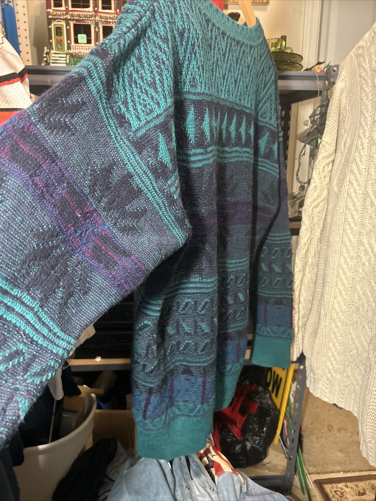 Vintage Pendleton Pull Over Sweater, Wool, Made I… - image 10