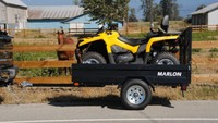 1,900lbs Cap. Marlon UT-1900Utility Trailer with Rear Ramp!