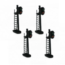 Outland Models Railroad Scenery Block Signal x4 (non-electric) N Gauge 1:160