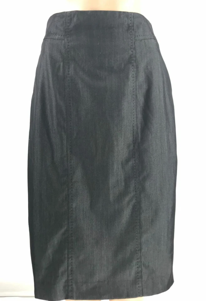 Saia lápis reta trabalho carreira cintura alta feminina Elie Tahari US$ 380 tamanho 6